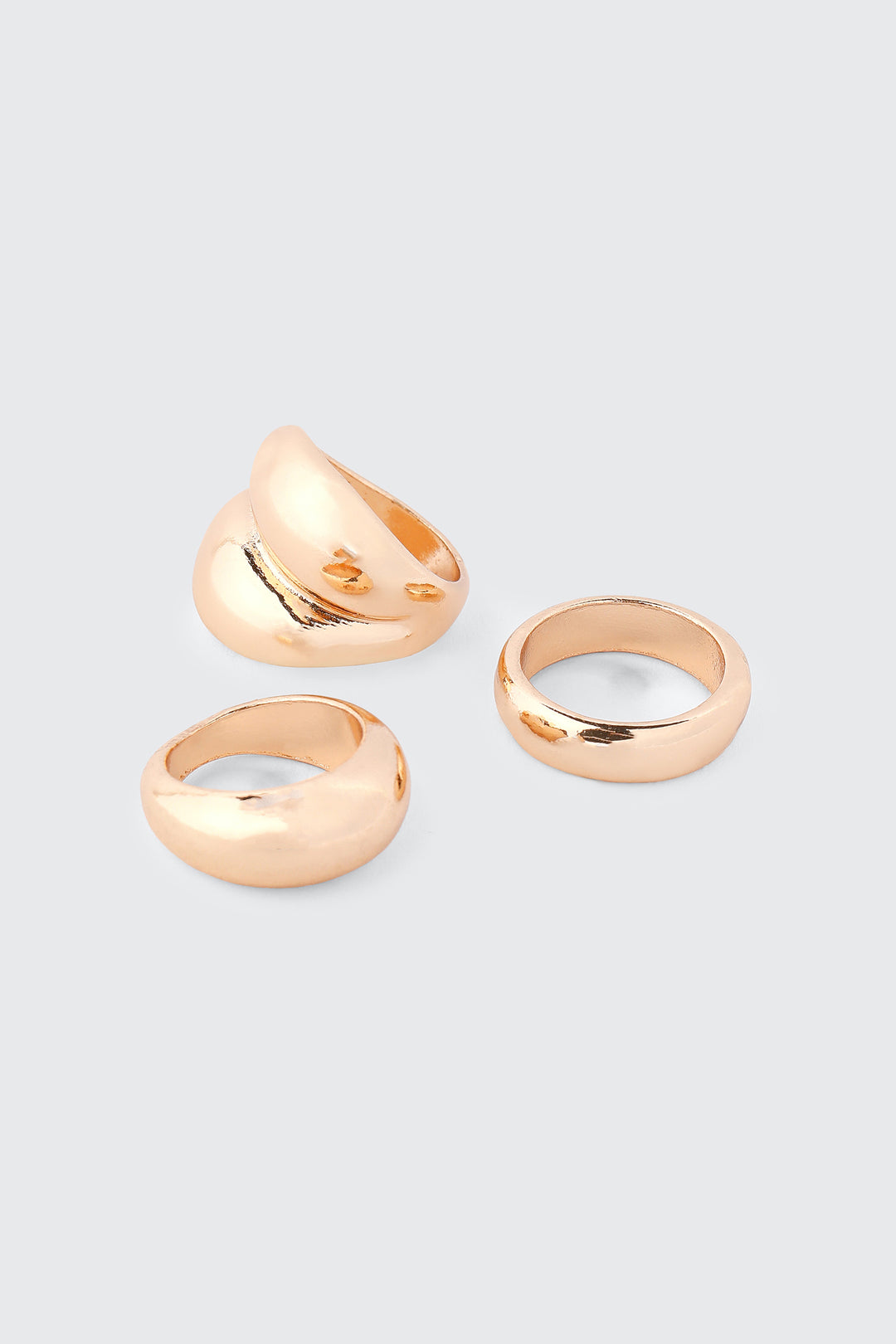 3-Pack Chunky Rings