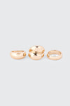 3-Pack Chunky Rings