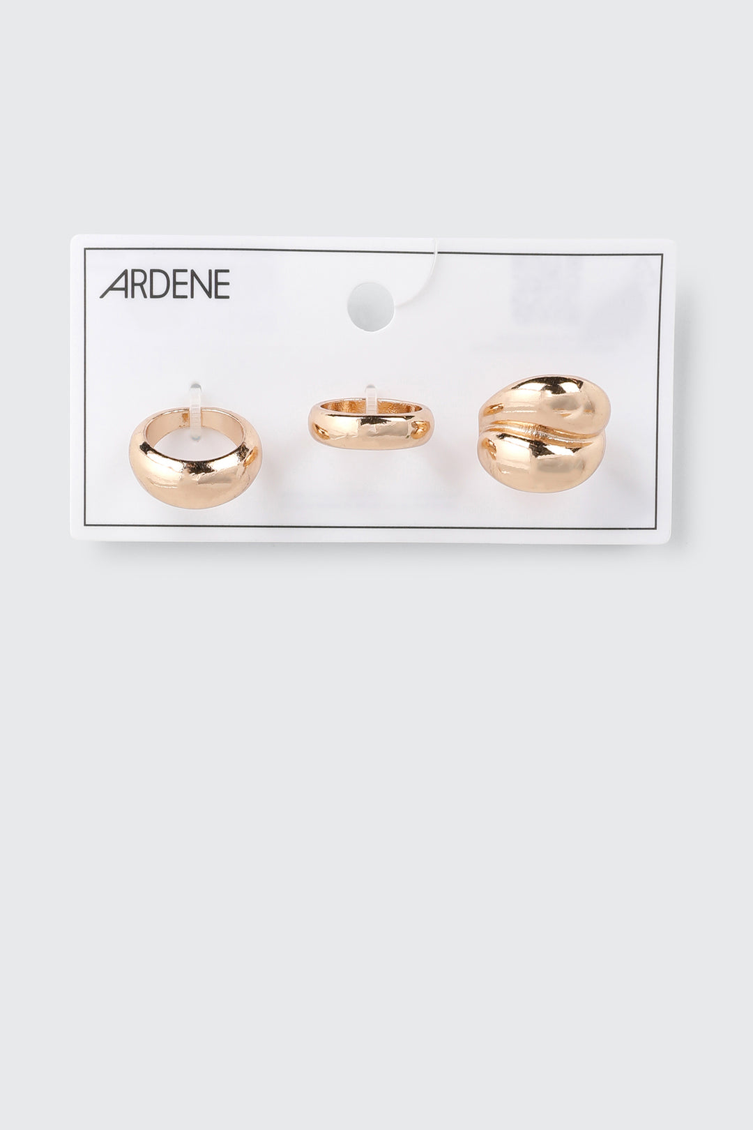 3-Pack Chunky Rings