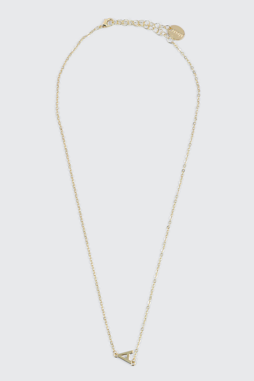 14K Gold Plated Initial A Necklace