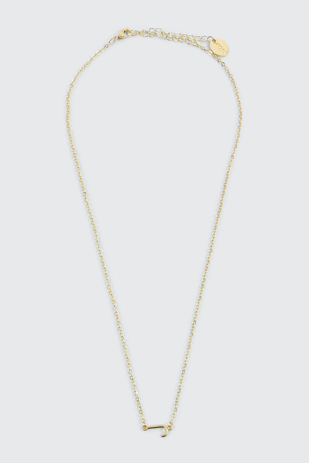 14K Gold Plated Initial J Necklace