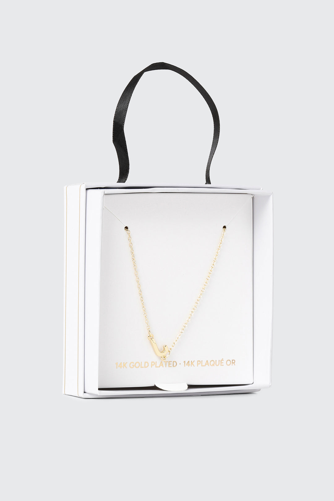 14K Gold Plated Initial J Necklace