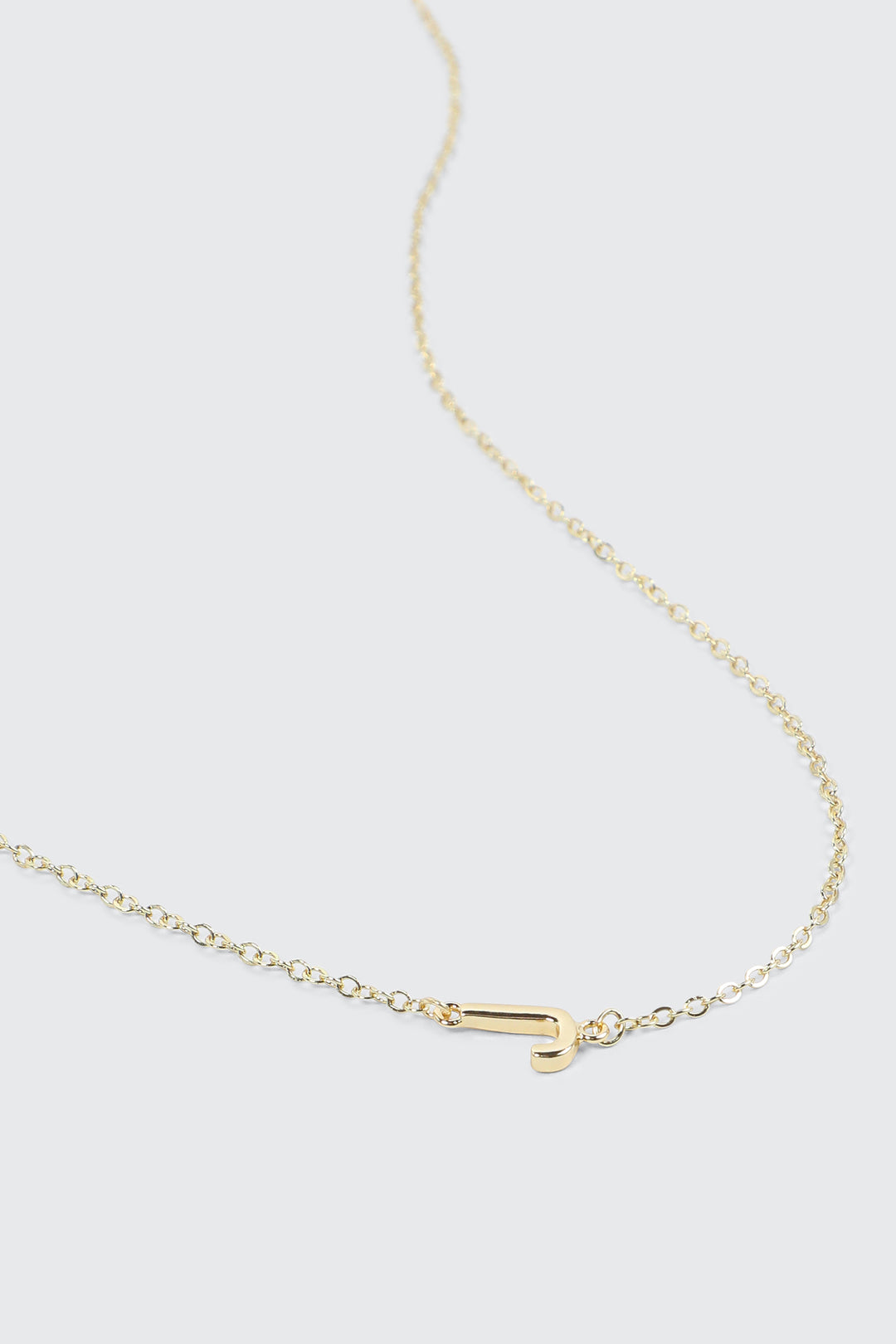 14K Gold Plated Initial J Necklace