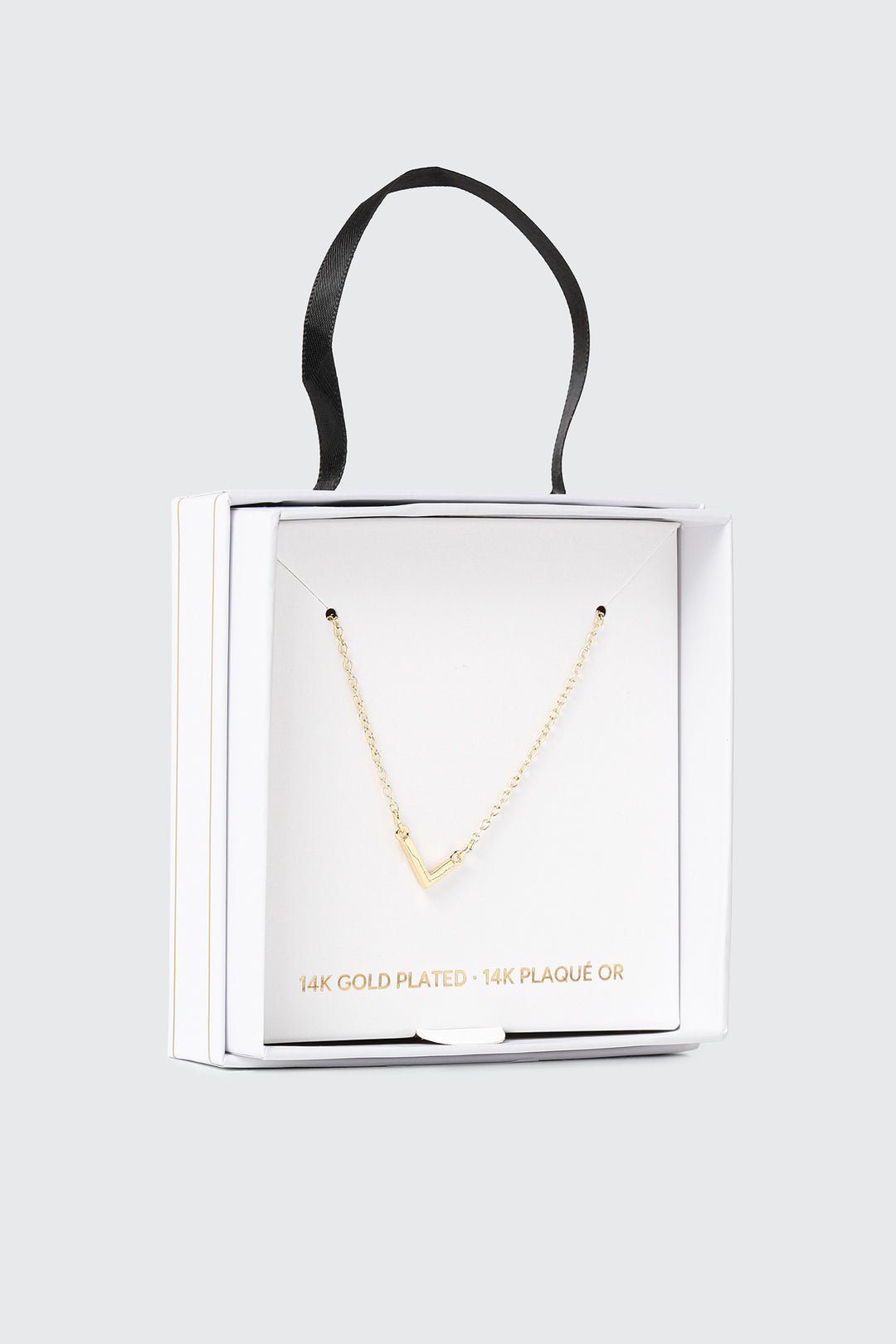 14K Gold Plated Initial L Necklace