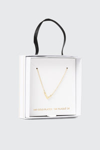 14K Gold Plated Initial L Necklace