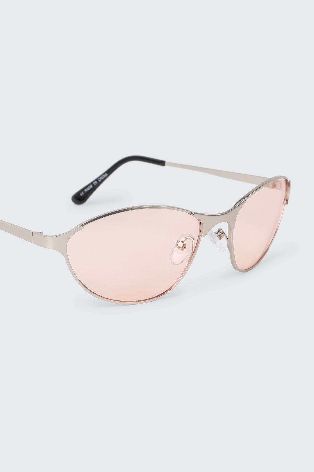 Slim Oval Cat Eye Sunglasses