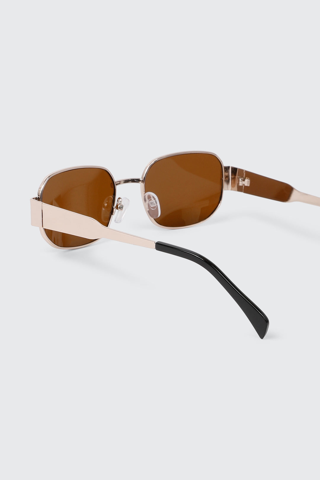 Slim Metal Rectangular Sunglasses