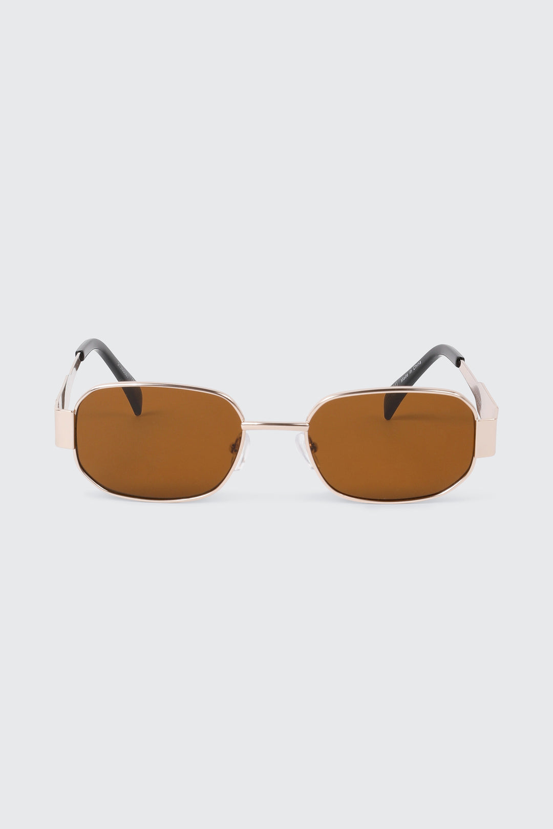 Slim Metal Rectangular Sunglasses