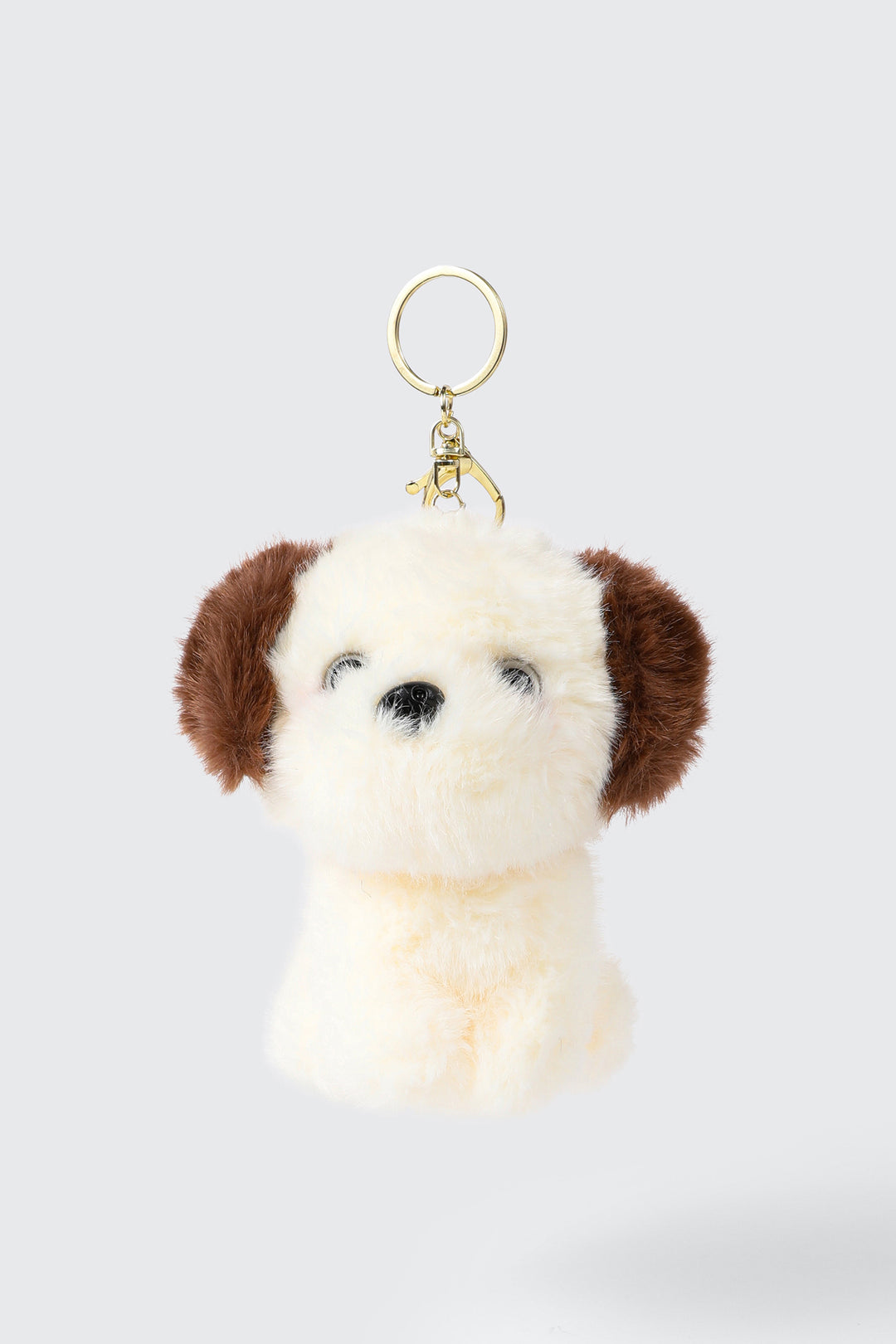 Porte-clés chiot en peluche