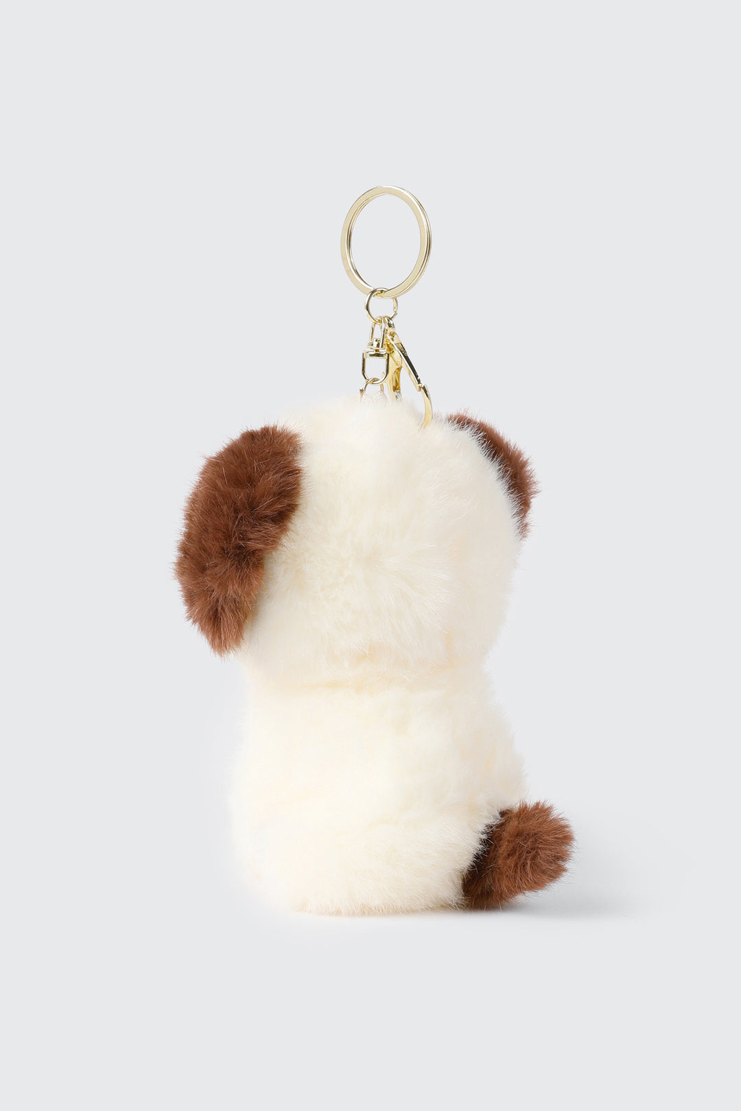Porte-clés chiot en peluche