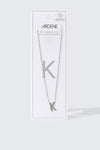 Stainless Steel Initial K Necklace