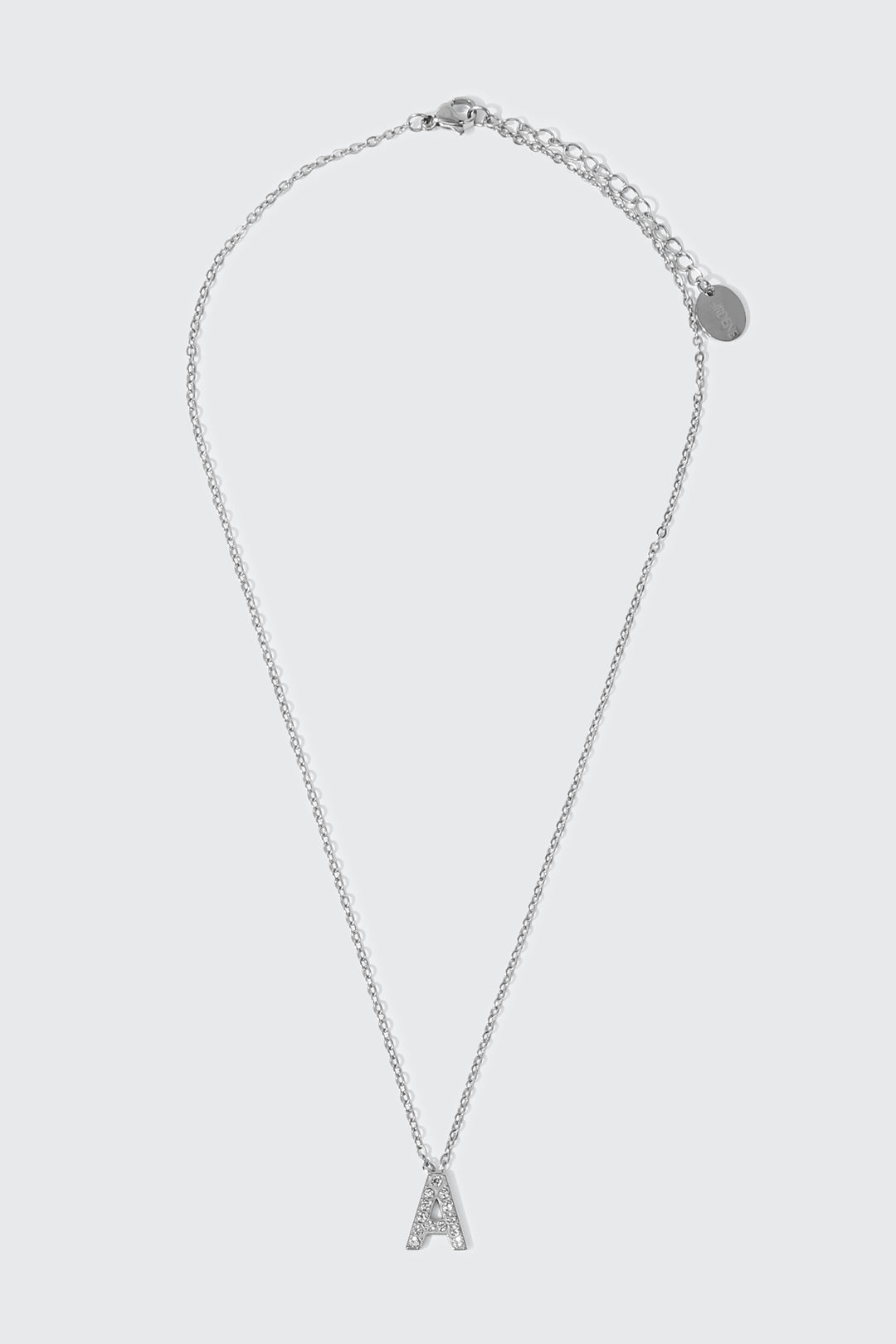 Stainless Steel Initial A Necklace