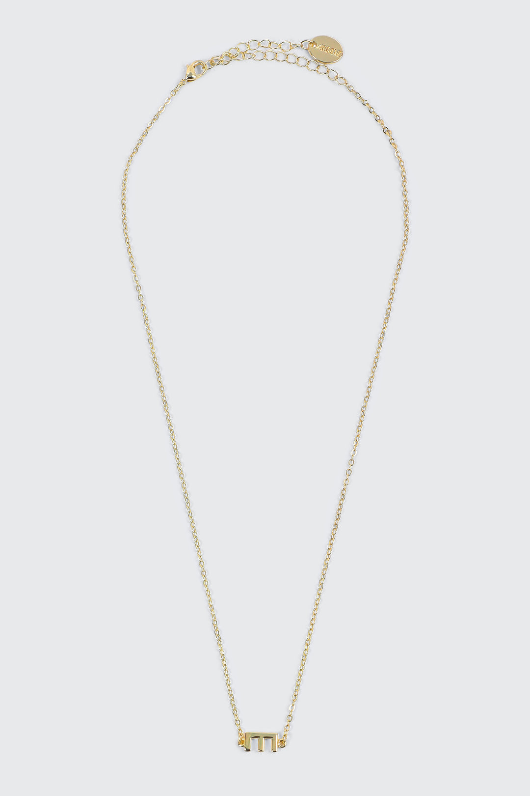 14K Gold Plated Initial E Necklace