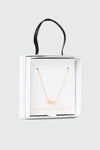 14K Gold Plated Initial E Necklace