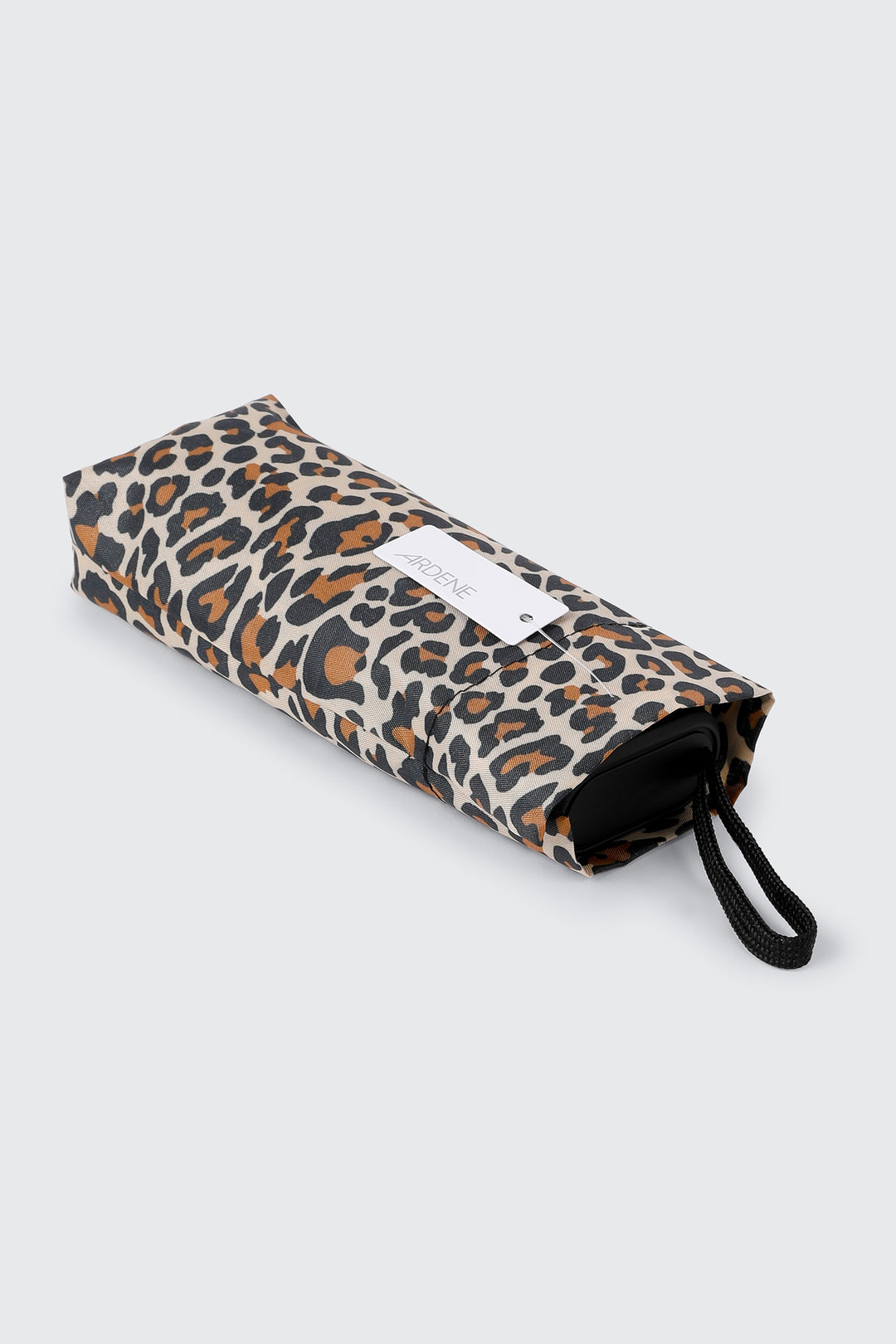 Mini Leopard Print Umbrella