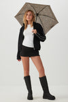 Mini Leopard Print Umbrella