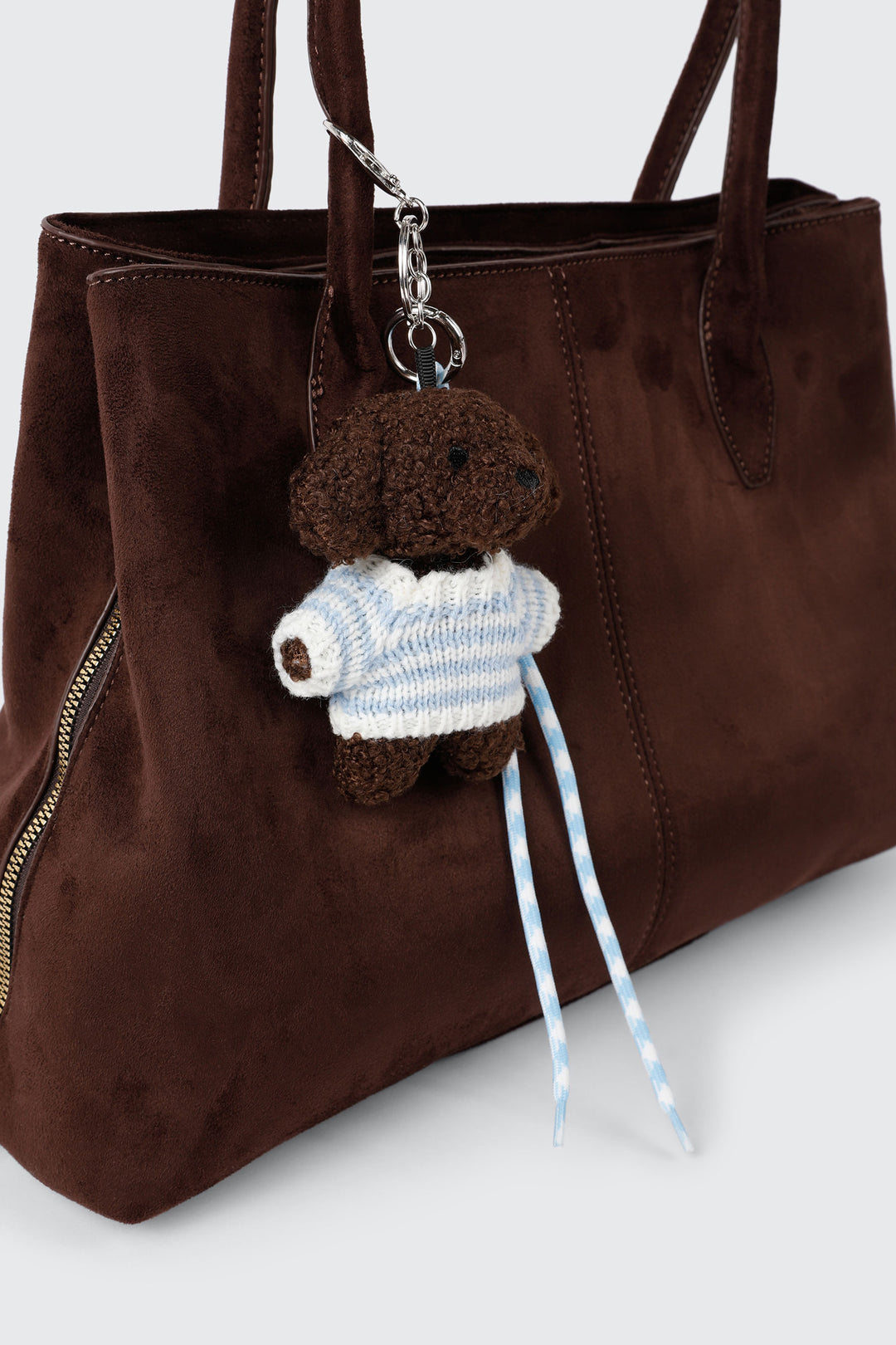 Porte-clés ourson en peluche