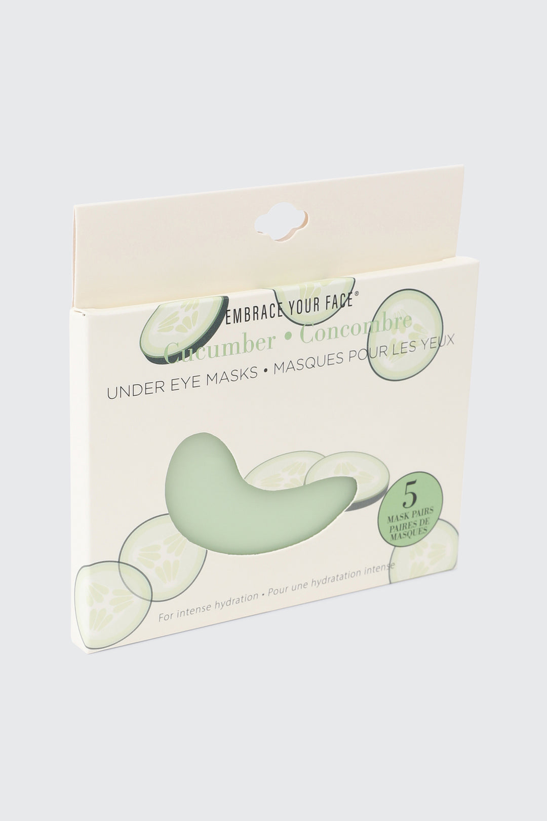 Lot de 5 masques contour des yeux au concombre