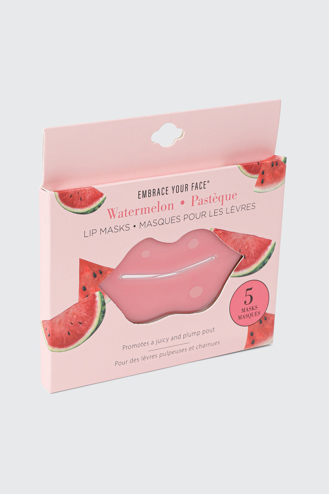 Lot de 5 masques pour les lèvres au melon d'eau