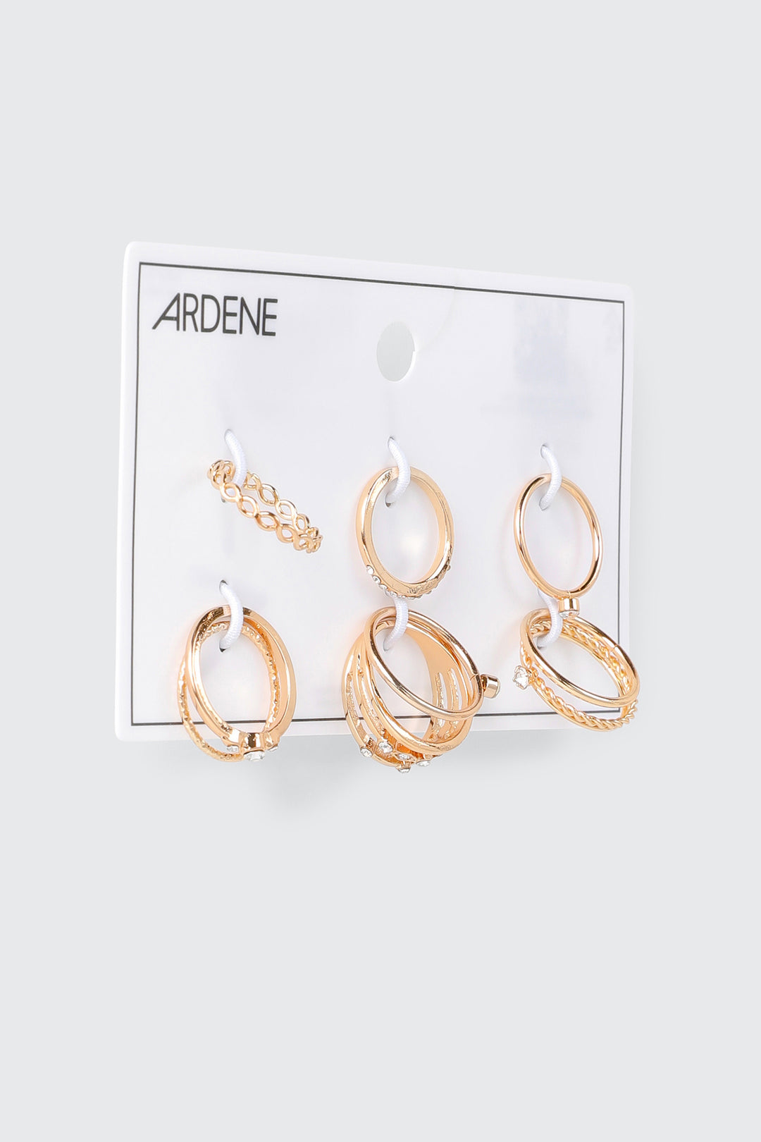 Lot de 9 bagues assorties