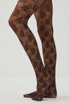 Floral Mesh Tights