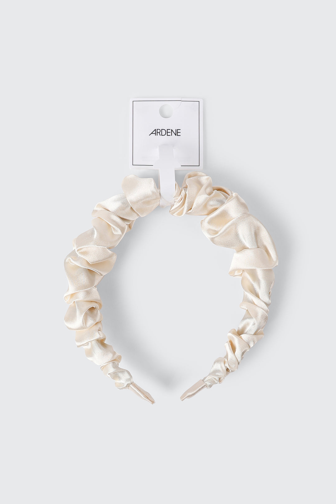 Serre-tête beauté froncé en satin