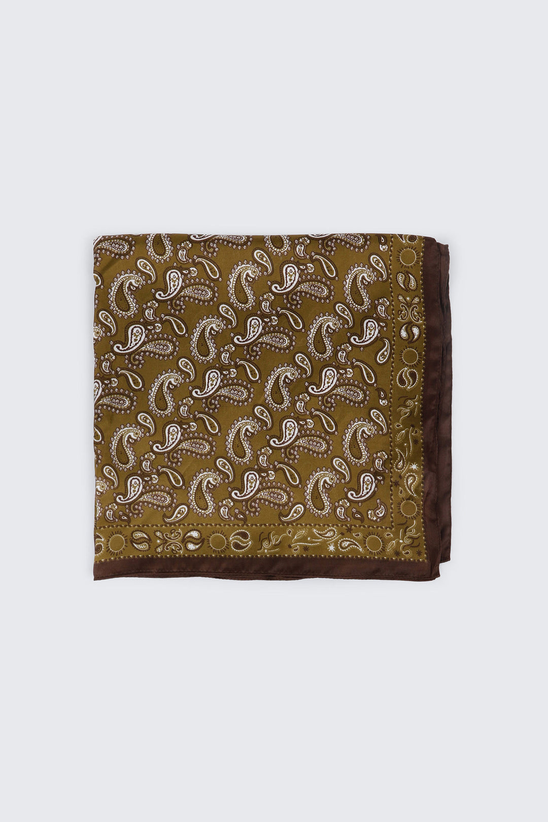 Square Paisley Print Scarf