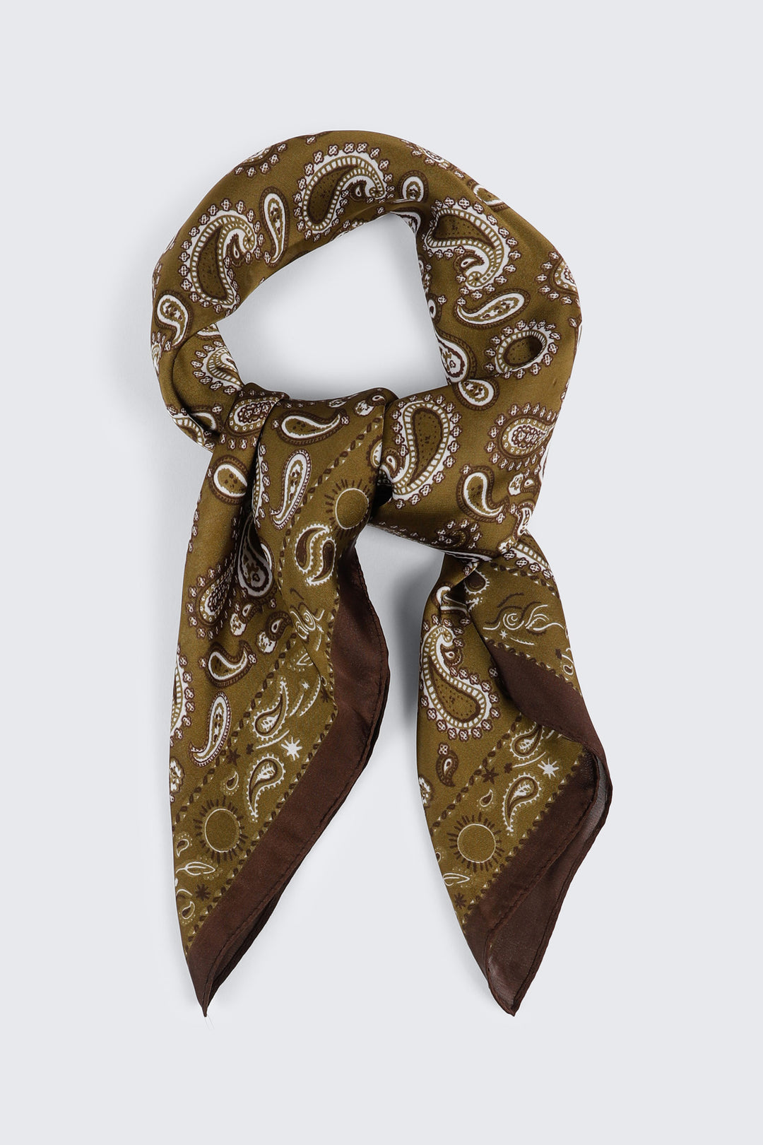 Square Paisley Print Scarf