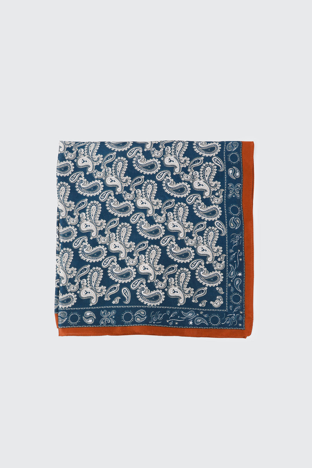 Foulard carré à motif cachemire