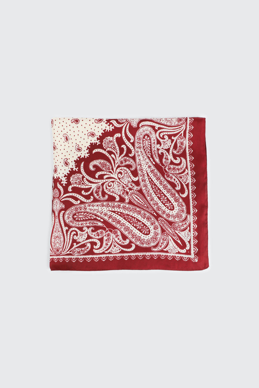 Paisley Print Square Scarf