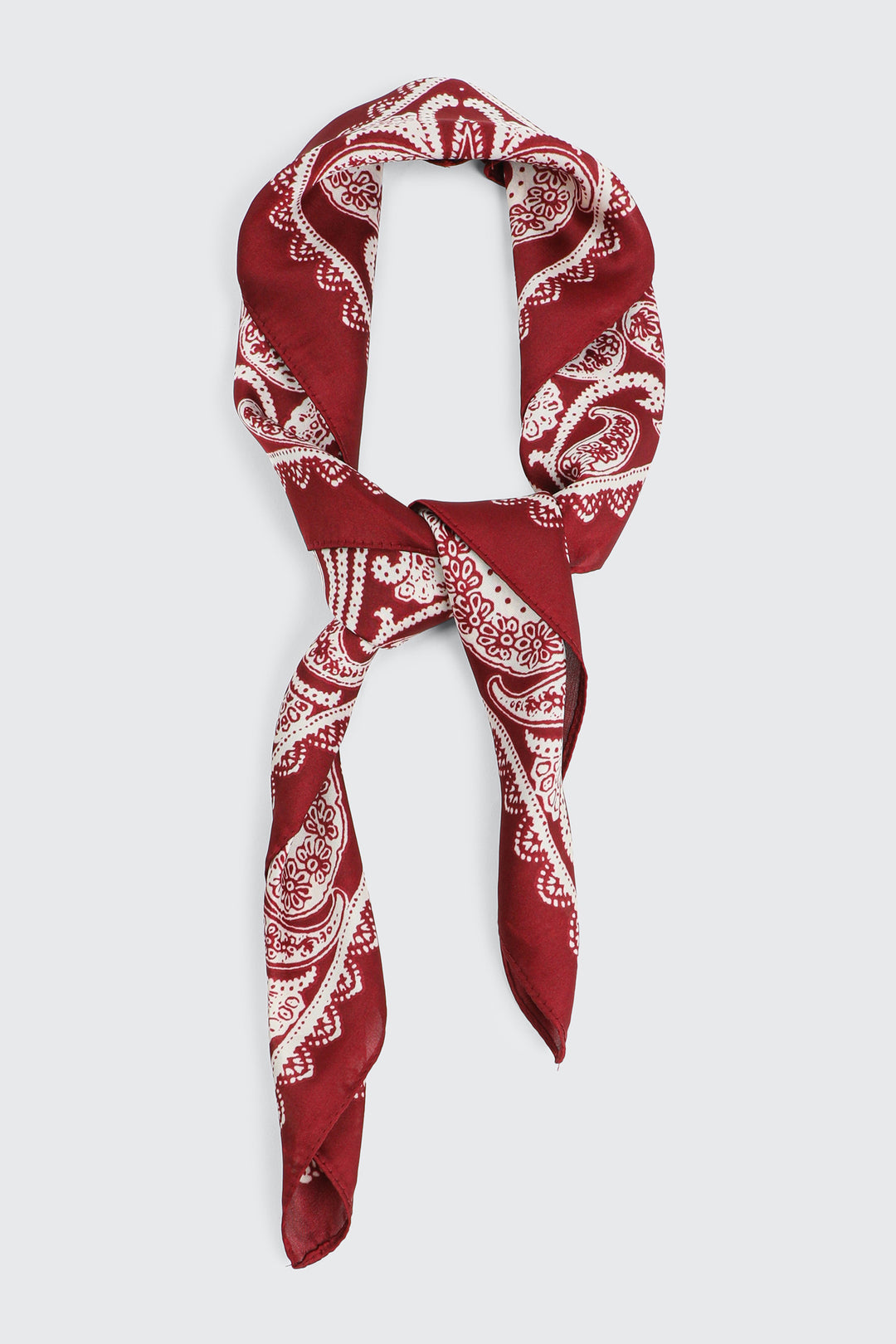 Paisley Print Square Scarf