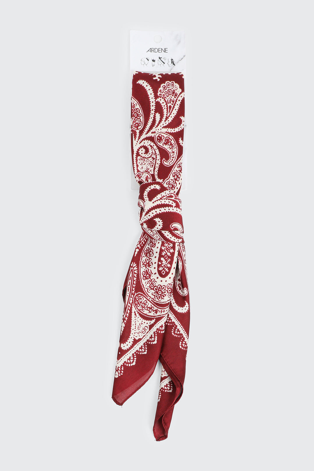 Paisley Print Square Scarf