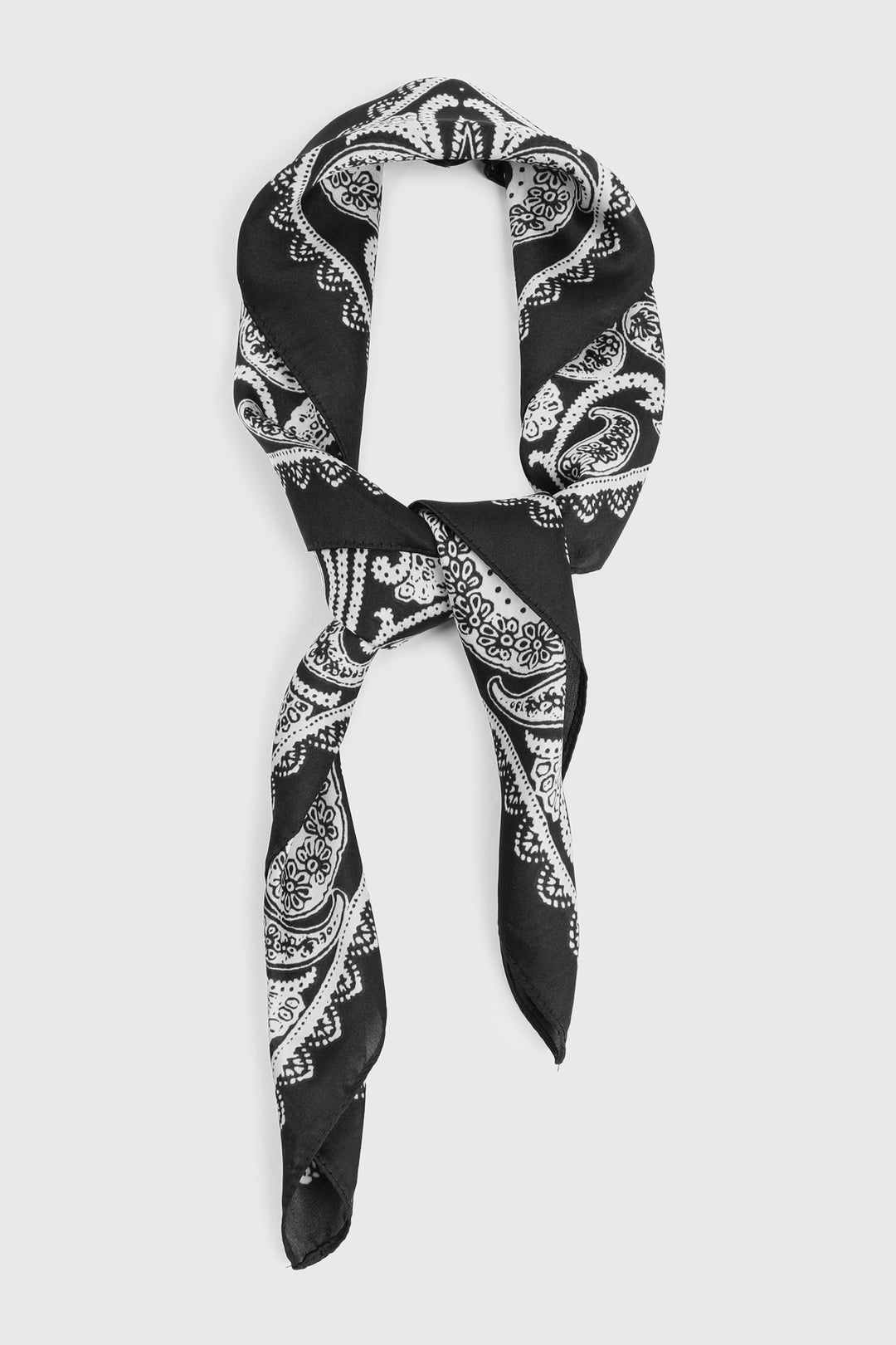 Paisley Print Square Scarf