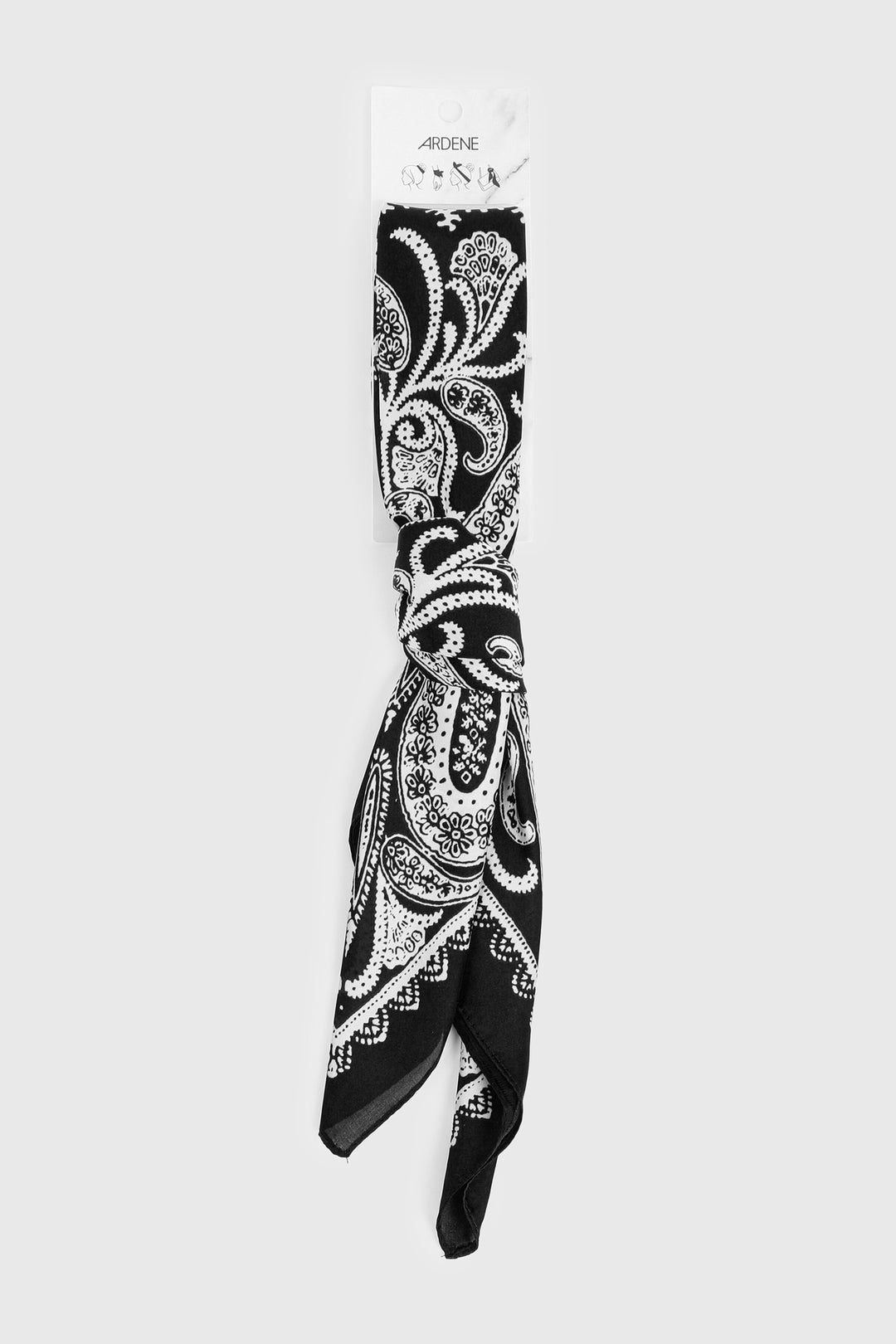 Paisley Print Square Scarf
