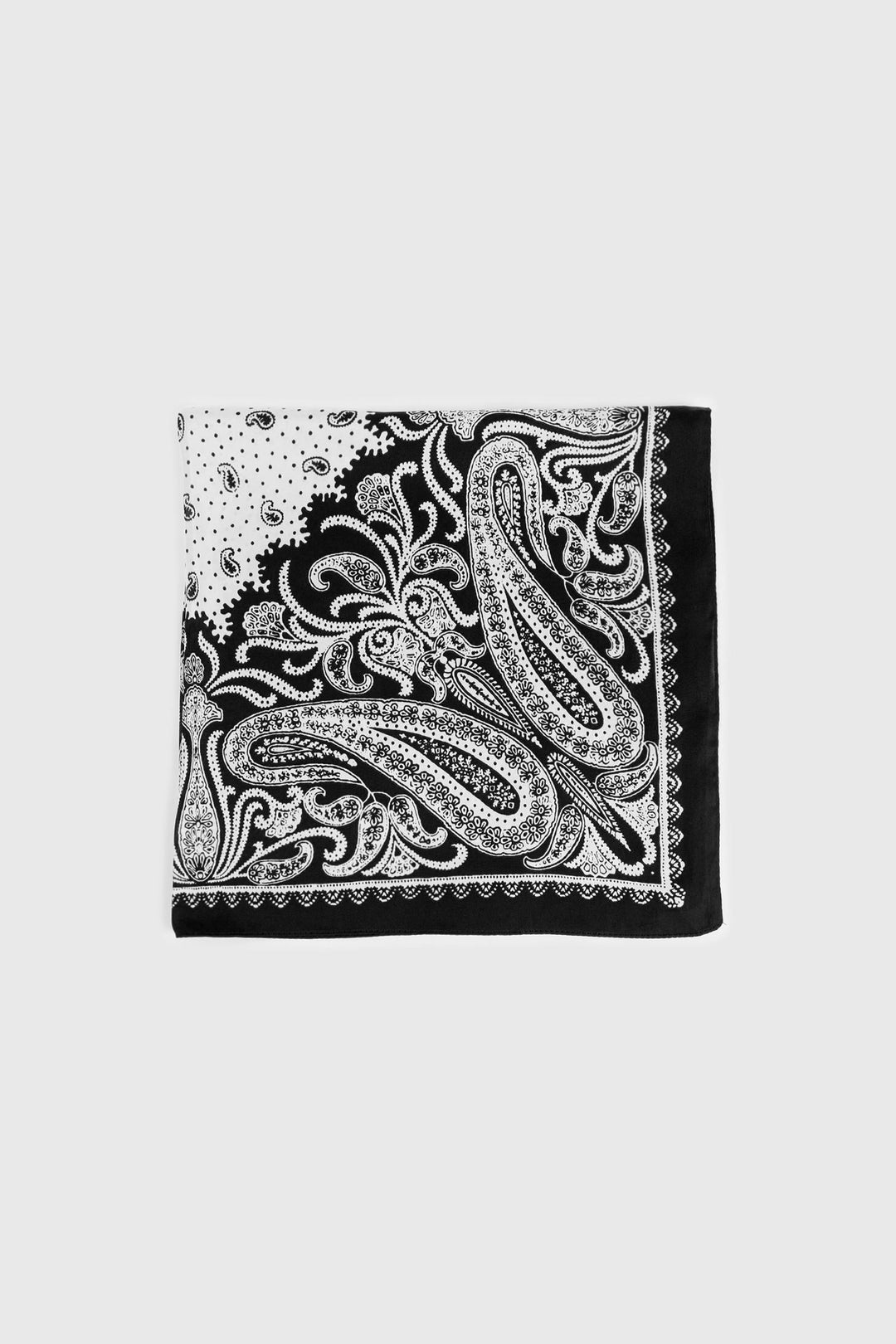 Paisley Print Square Scarf