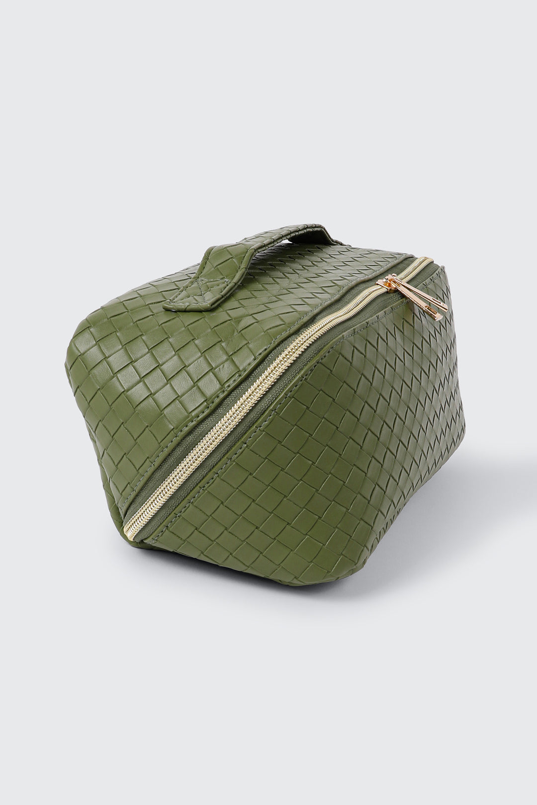 Woven Texture Cosmetic Bag