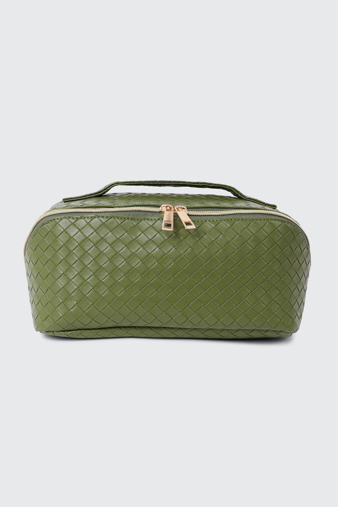 Woven Texture Cosmetic Bag