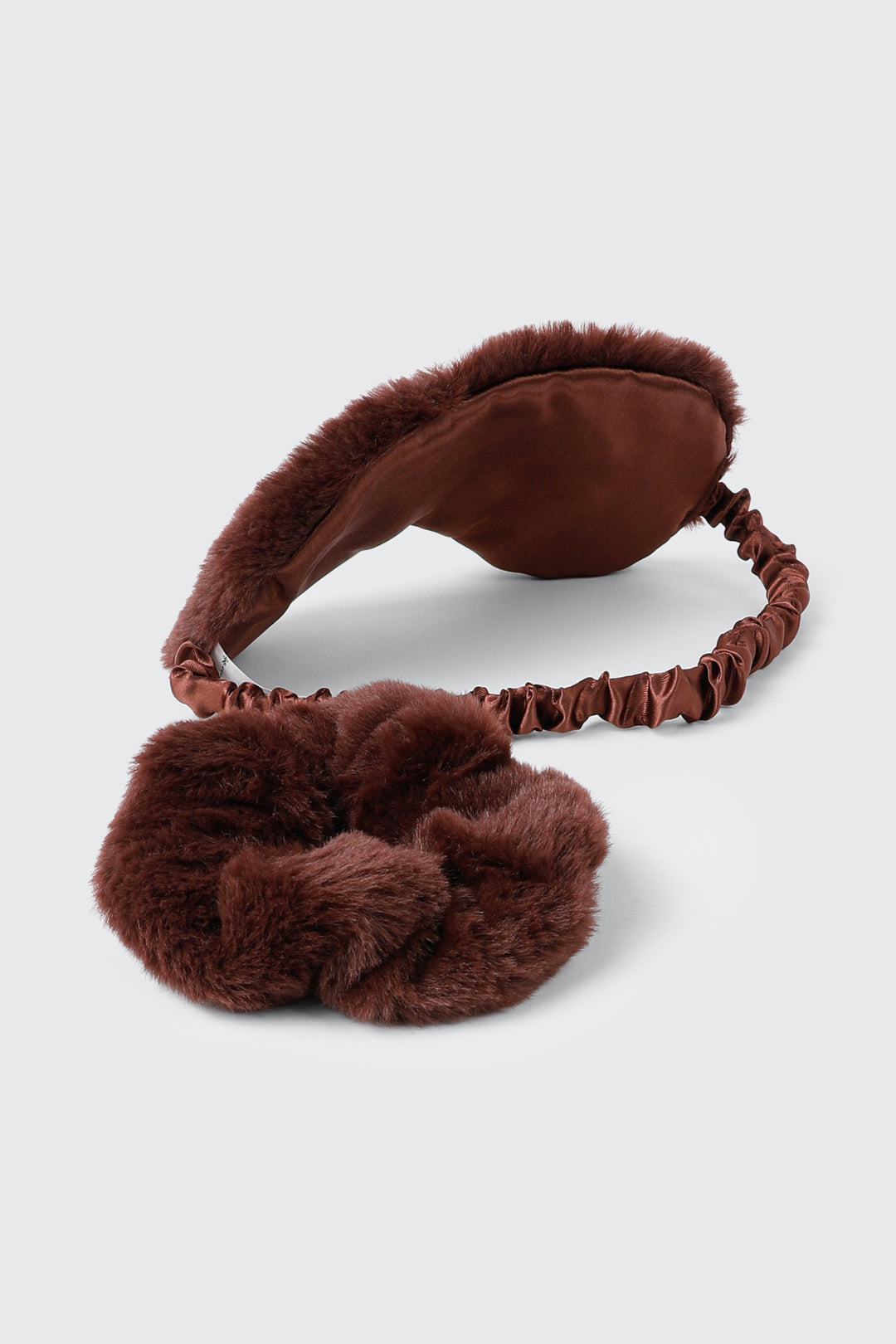 Faux Fur Eye Mask and Scrunchie Set