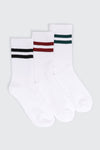 Ribbed Crew Socks