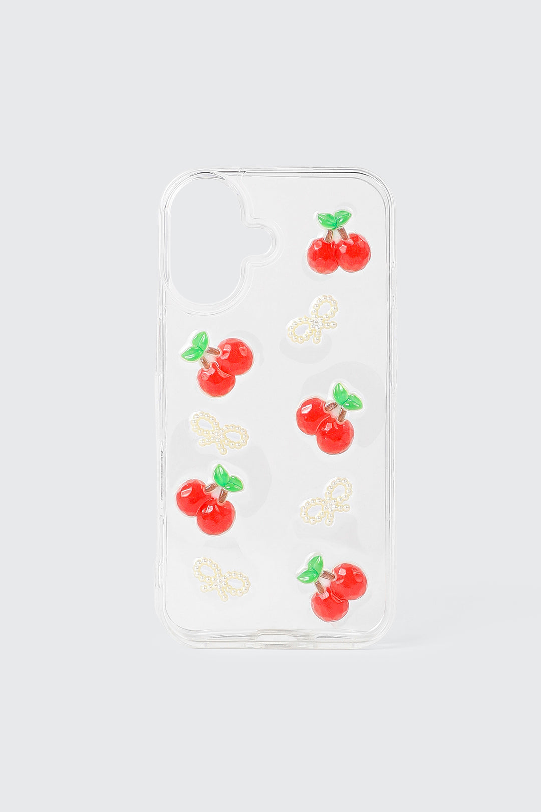 Étui transparent à cerises modèle 16