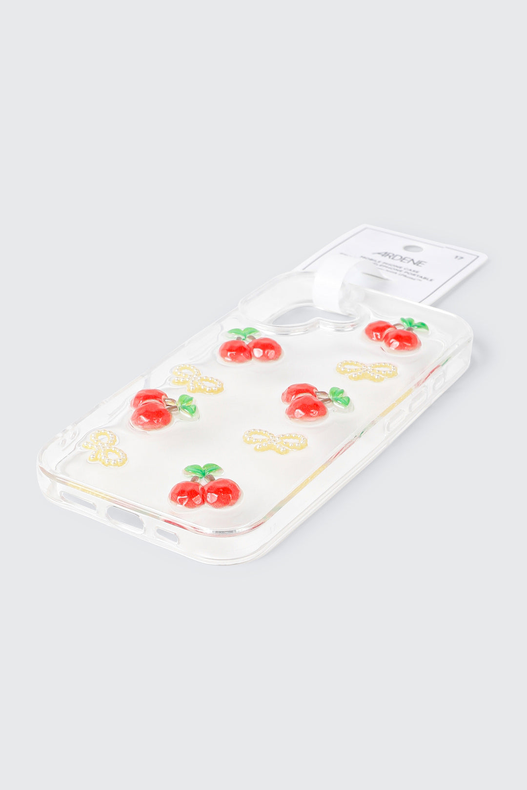 Étui transparent à cerises modèle 17
