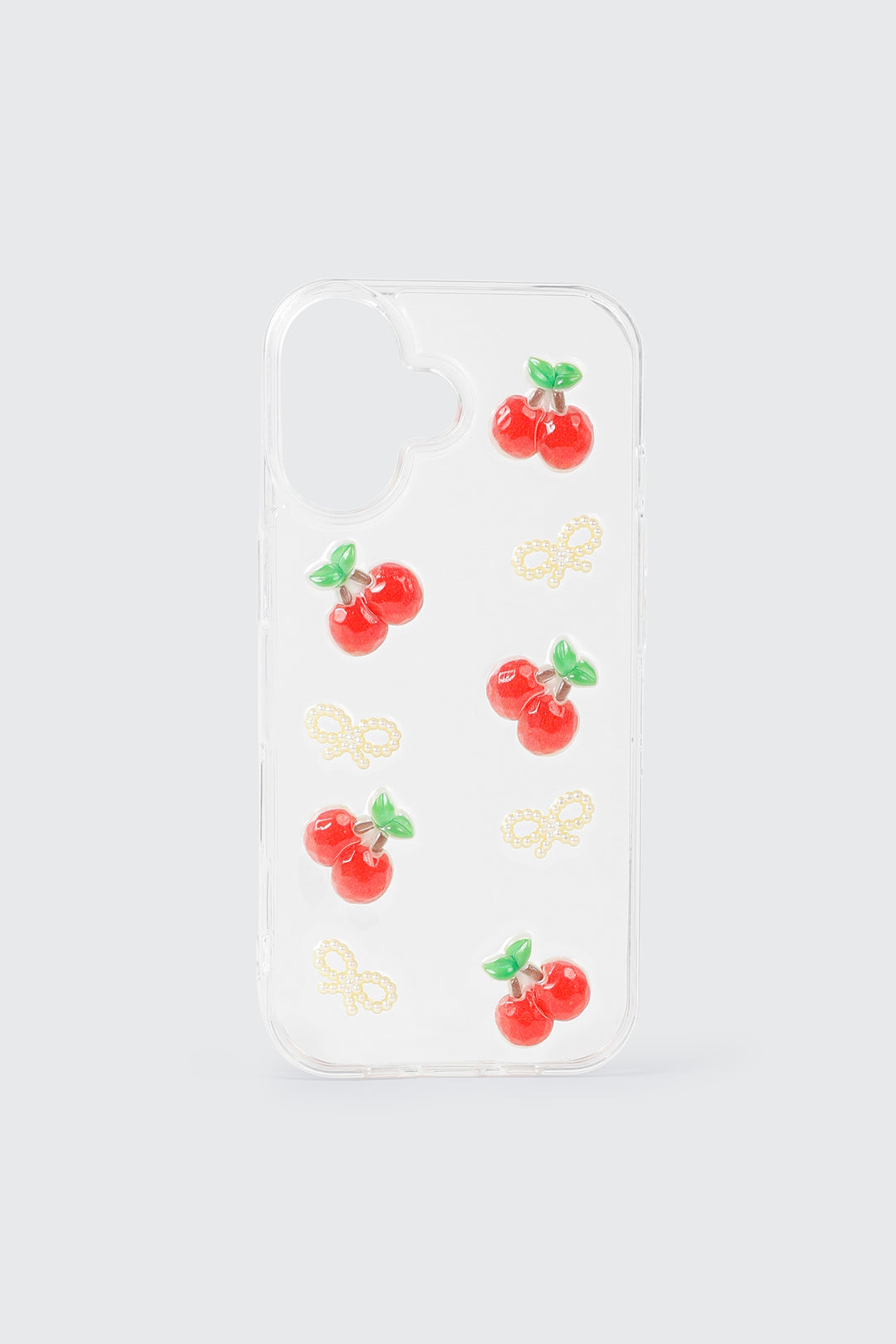 Étui transparent à cerises modèle 17