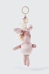 Velvet Bunny Keychain