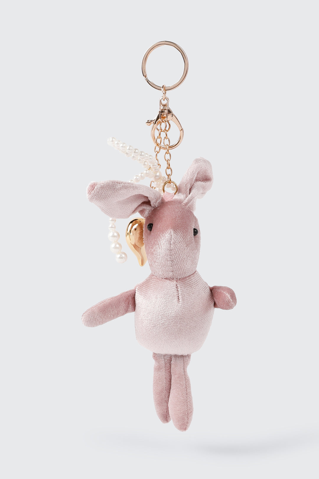 Velvet Bunny Keychain