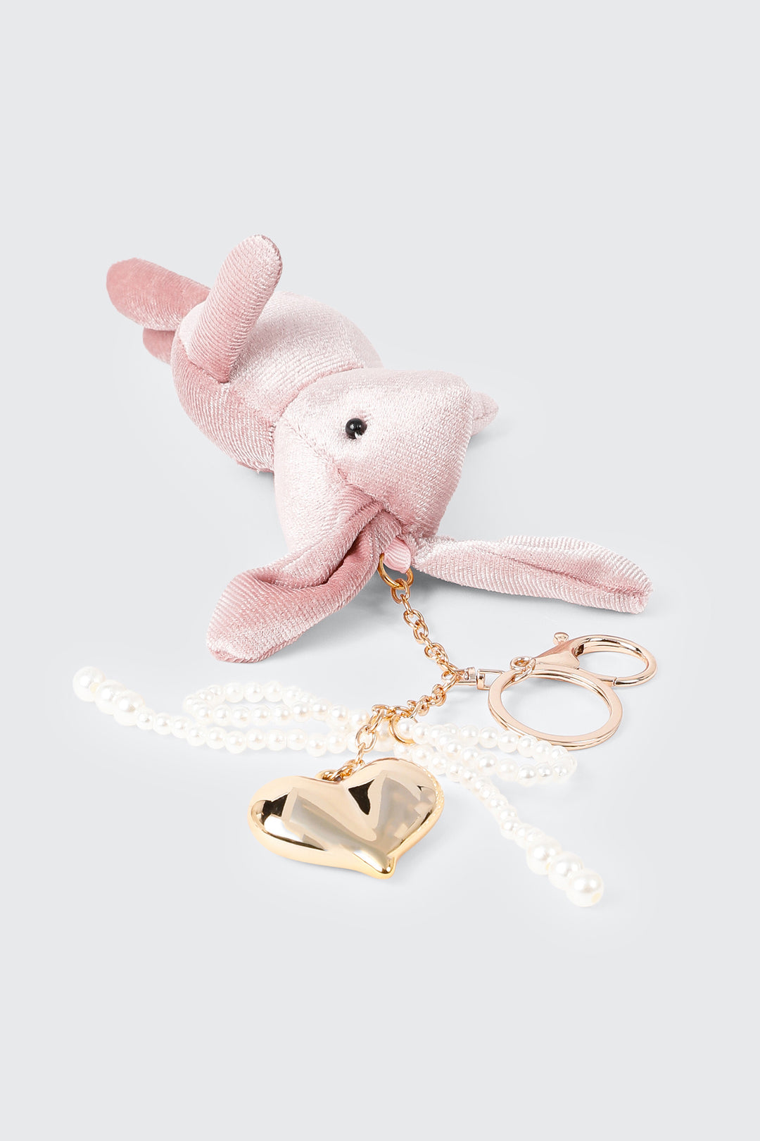 Velvet Bunny Keychain