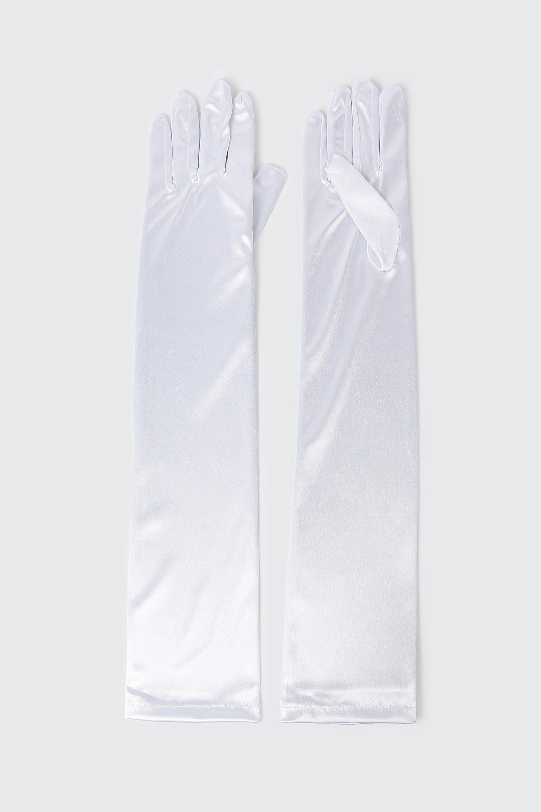 Long Satin Gloves