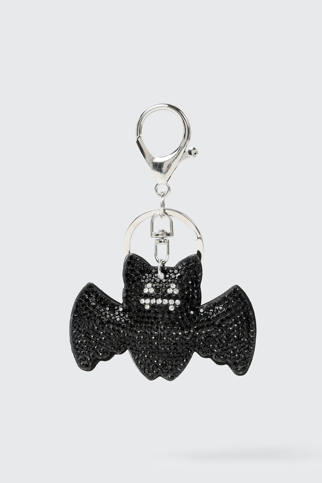 Rhinestone Bat Keychain