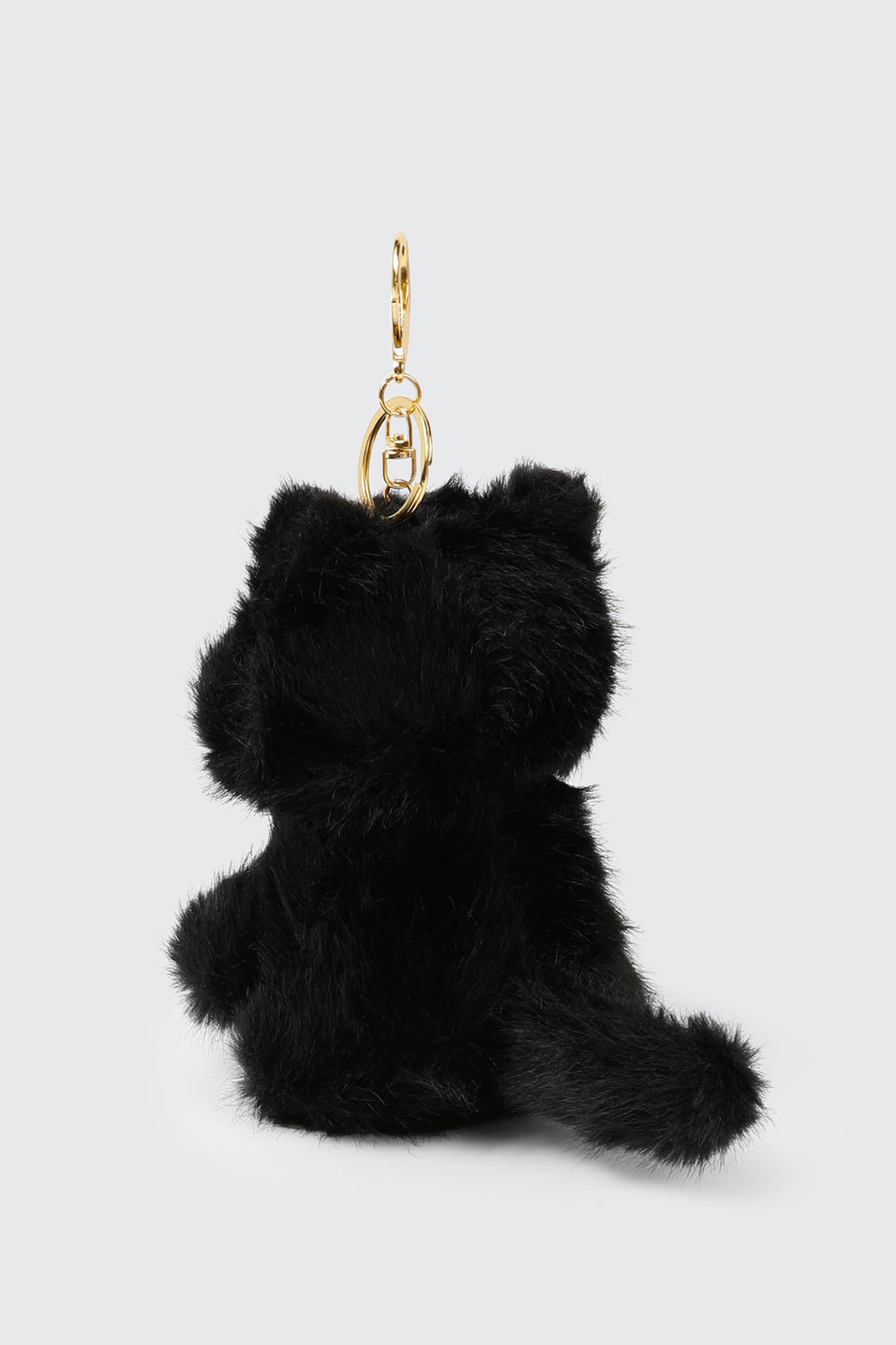 Black Cat Plush Keychain