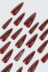 20-Pack Spiderweb Cat-Eye Press-On Nails