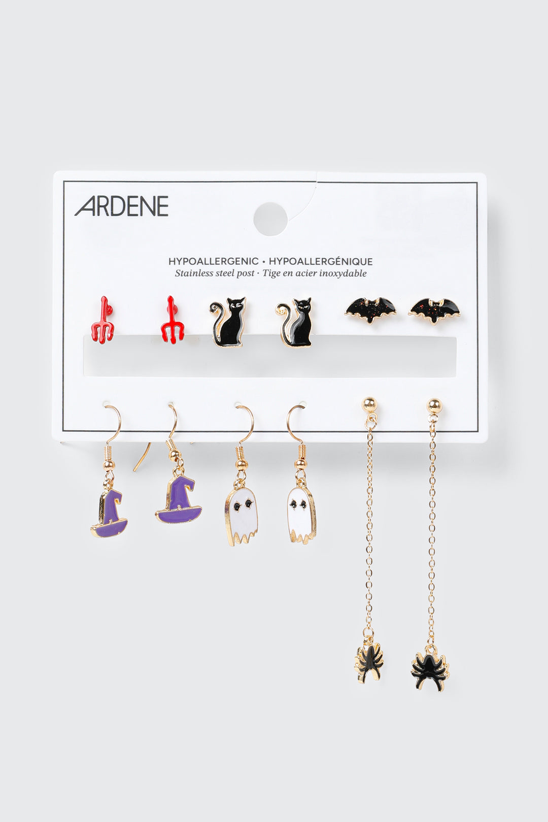 6-Pack Halloween Earrings